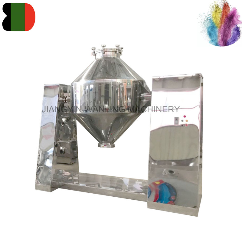 ডাবল শঙ্কু ব্লেন্ডারের নকশা কীভাবে এর মিশ্রণ দক্ষতায় অবদান রাখে?